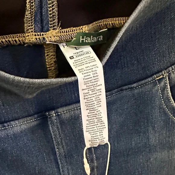 Halara Flex High Waisted Pockets Washed Casual Bootcut Jeans - Picture 4 of 4